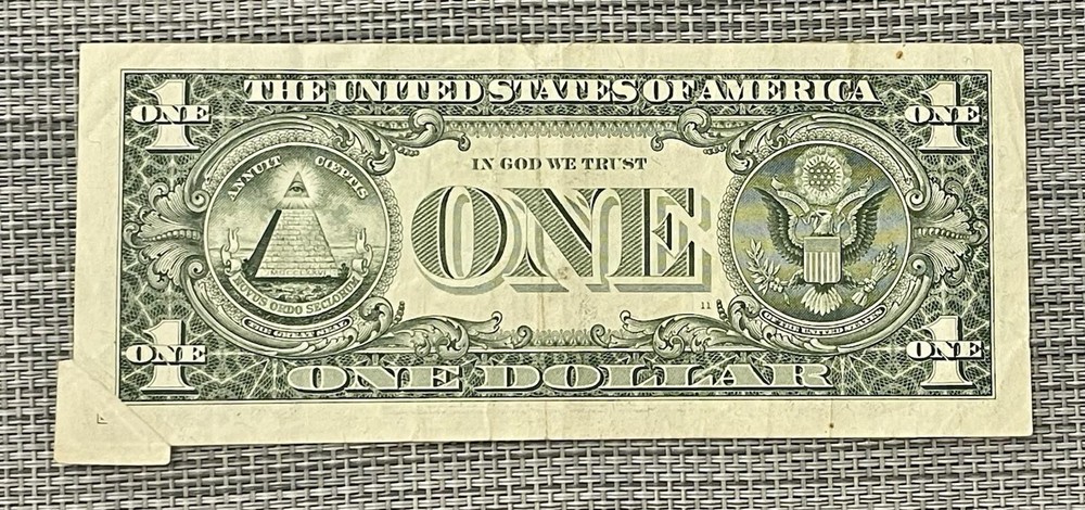 1999 One Dollar Bill Error US Mint Error VF #A 25463382
