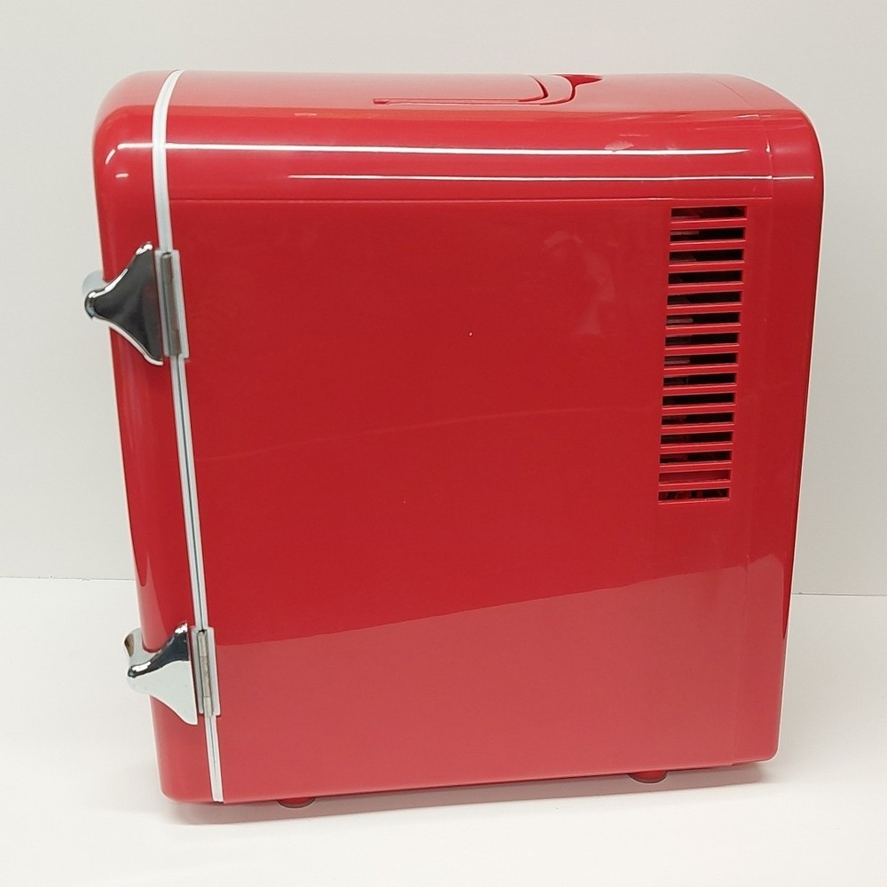 Igloo Retro 6 Can Mini Fridge Red Tested Working