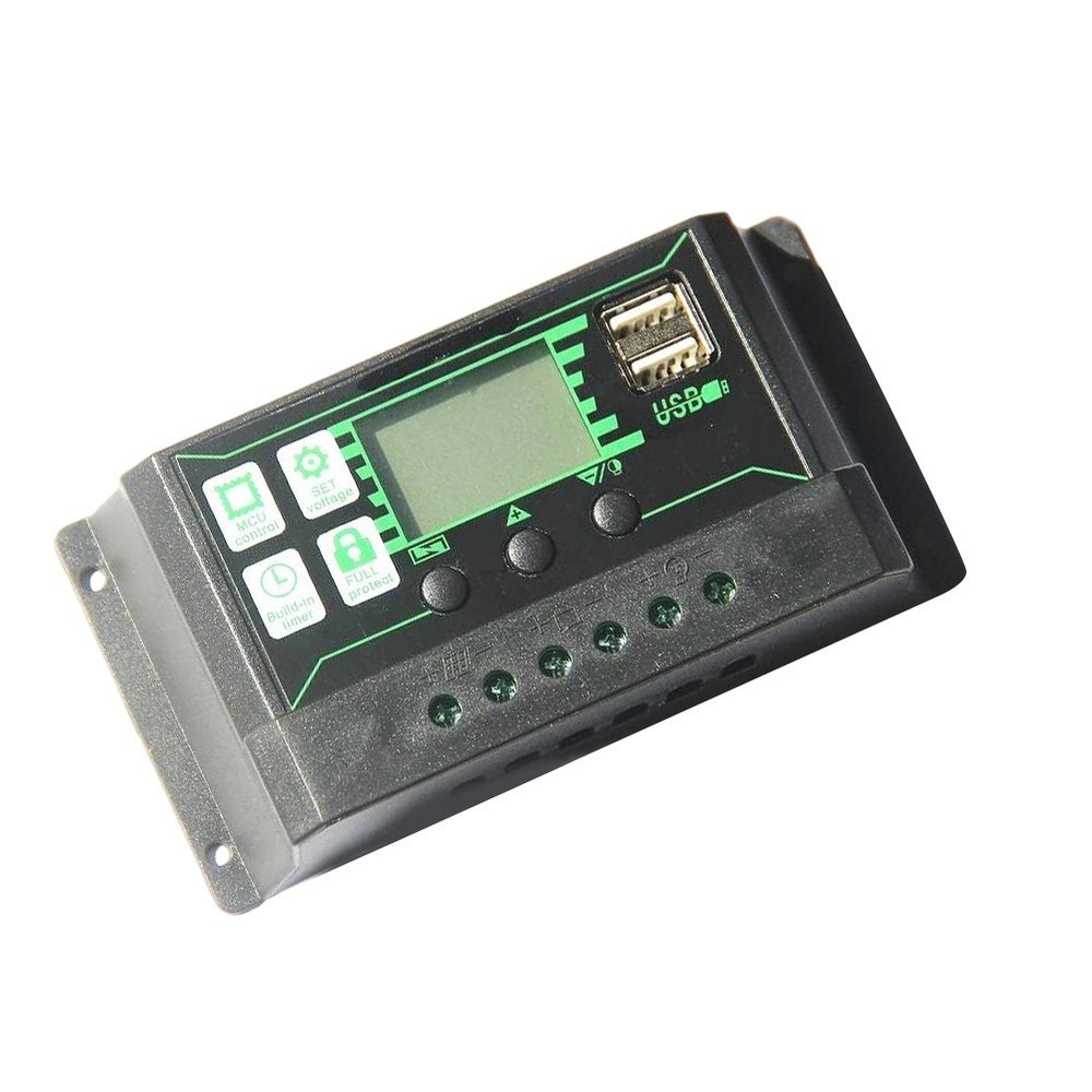 10A For PWM Solar Charge Controller For Efficient Solar Battery Management USB