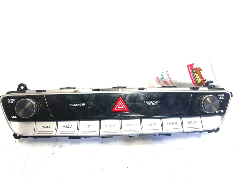 2018 2019 Hyundai Sonata Radio Control Panel / Clock OEM 94510C2AB0