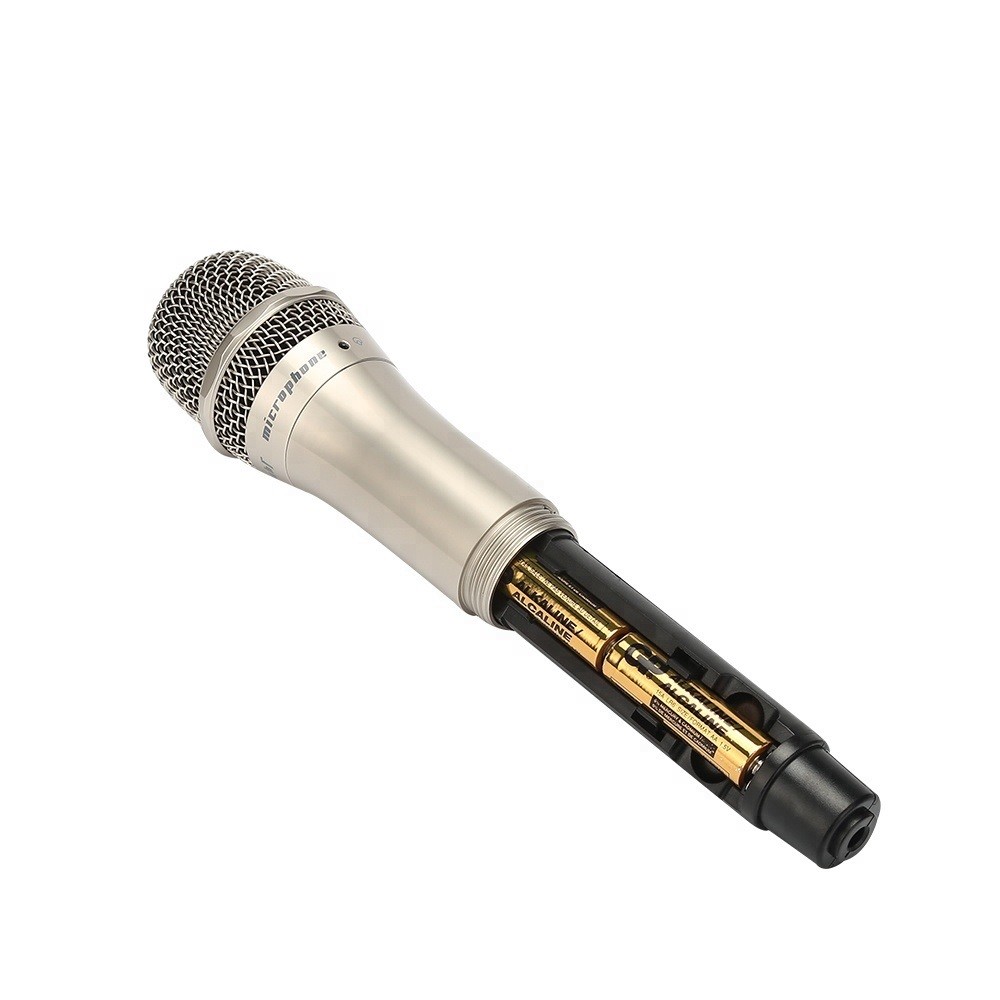 Professional PLL Wireless Vocal Microphone System Handheld Microphone Wireless