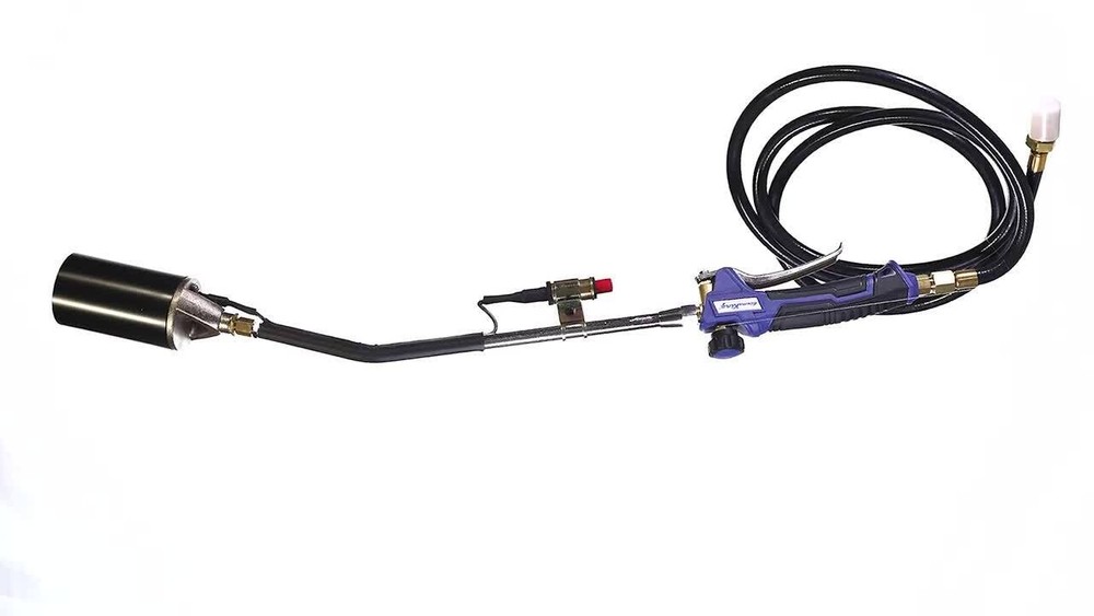 340,000 BTU Propane Torch – Self-Igniting, Turbo Blast Trigger, Flow Valve