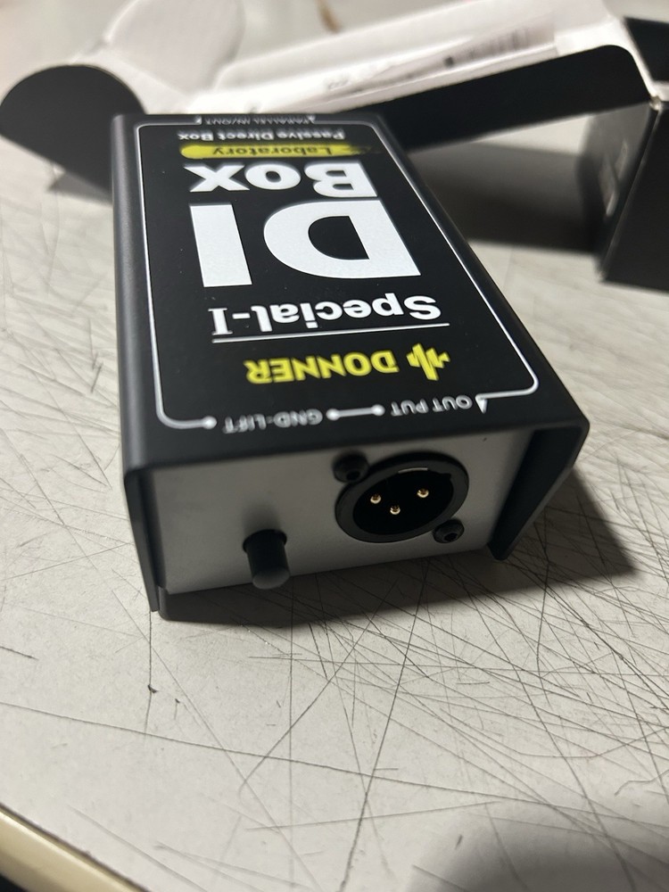 Donner Special-Ⅰ Professional High-Performance Passive DI-Box Unit Hum BLACK