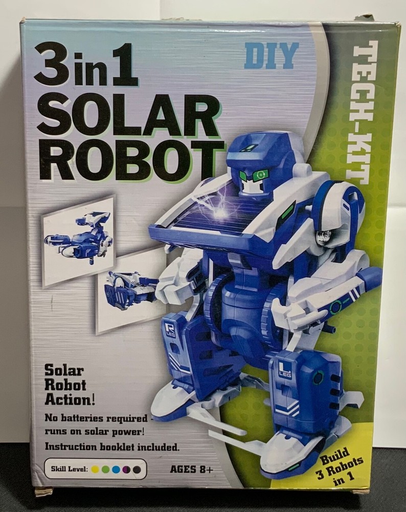 Solar Toy Robot Kit 3 in 1 DIY Educational Learning 2017
