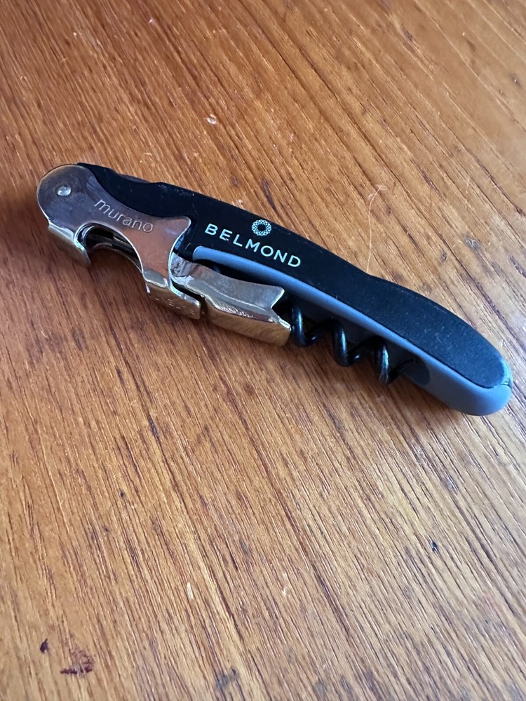 Murano BELMOND Waiters Corkscrew Wine Key Opener