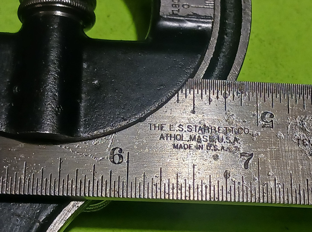 Starrett Combination Square 5pcs Head,Protractor,center Head, 12" rule & scribe