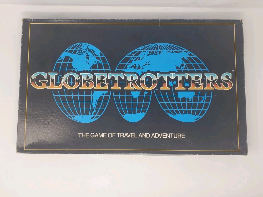 Vintage 1984 GLOBETROTTERS Board Game 100% COMPLETE 2 Sets Read Description