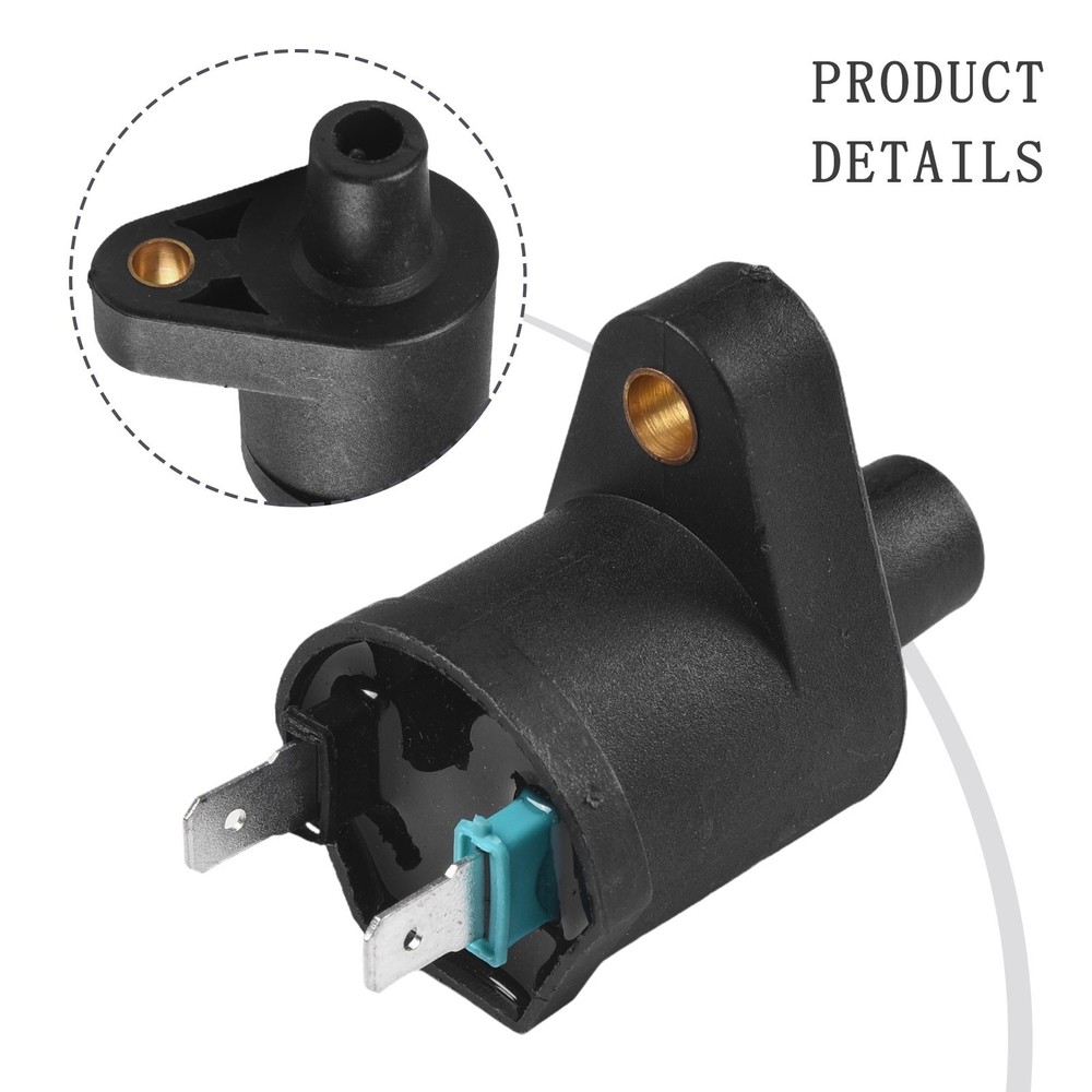 Motorcycle Ignition Coil High Performance Scooter Ignition Coil 12V Black