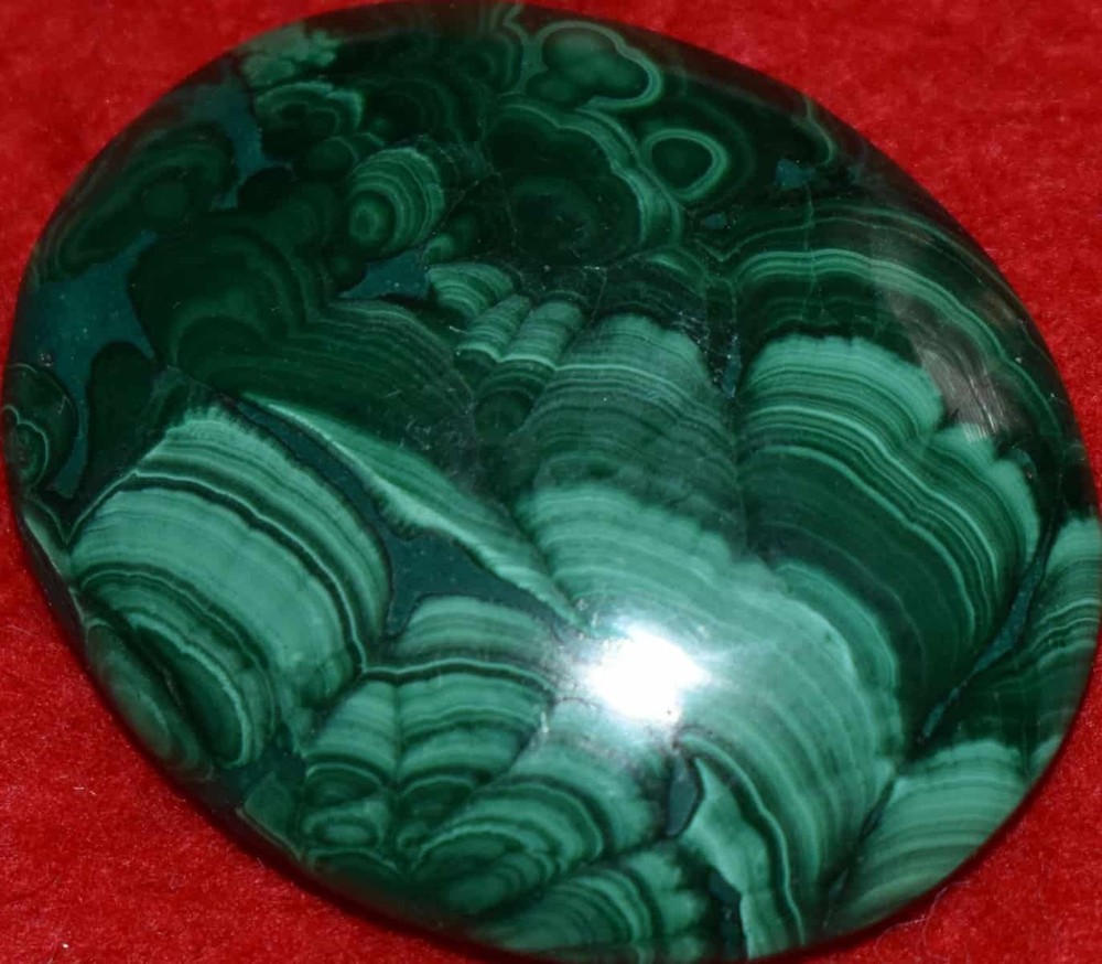 Malachite Worry Stone #6