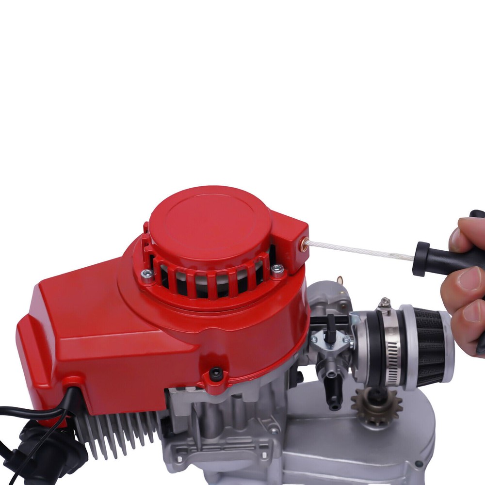 2-Stroke 49cc Racing Engine Motor Pull Start Engine For Pocket /Mini Dirt Bikes
