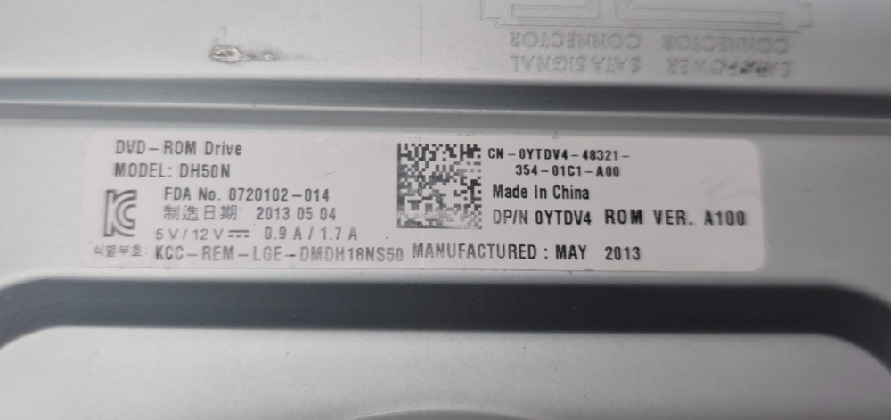 Dell HL Data Storage DH50N SATA DVD-ROM Optical Drive