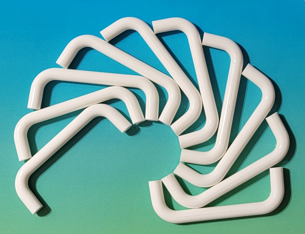Cabinet Drawer Wire Pull Handle White Plastic 3 - 3/4” New ( 10pcs)