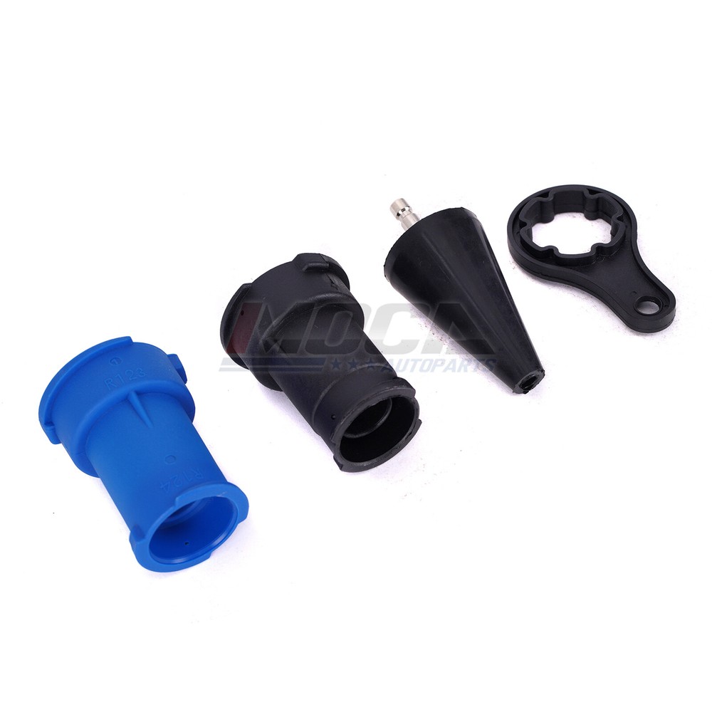 28pcs Radiator Pressure Tester Vacuum Cooling System Refill Kit with User Manual