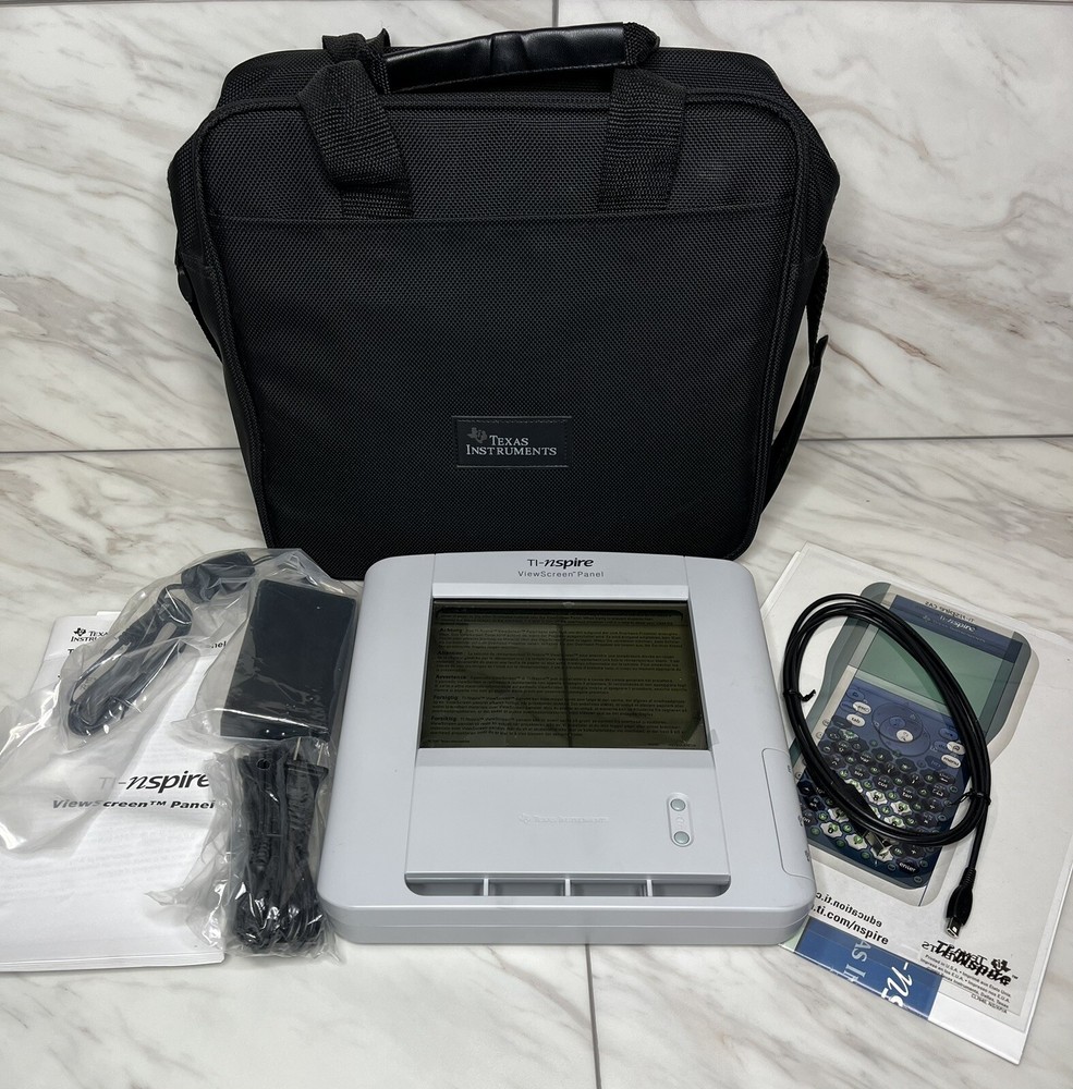 Texas Instruments TI-Nspire ViewScreen Panel w/ Carrying Case - Never Used
