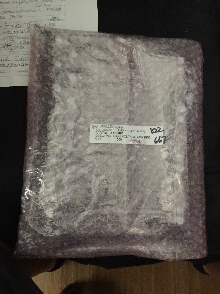 Vutek Part # AA90680. PCB High Voltage Amp Board