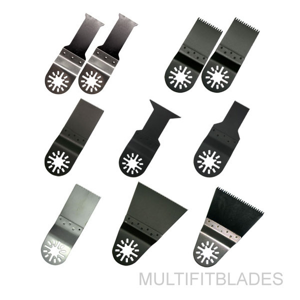 10 pc Winter Oscillating Multi Tool Blade Kit-fits older Fein Multimaster models