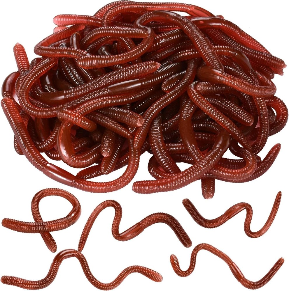 Stretchy Fake Worms Bundle - Halloween Prank