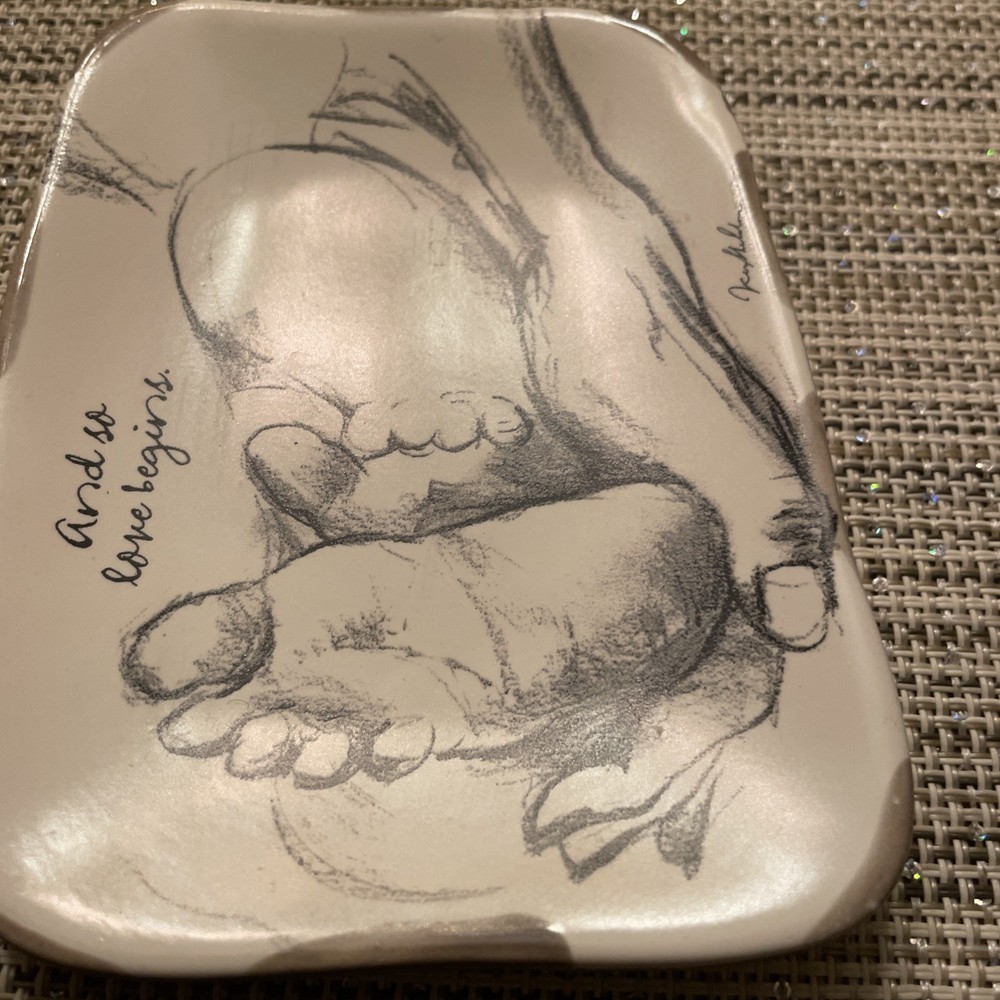 TRINKET DISH “And So Love Begins“ Hallmark
