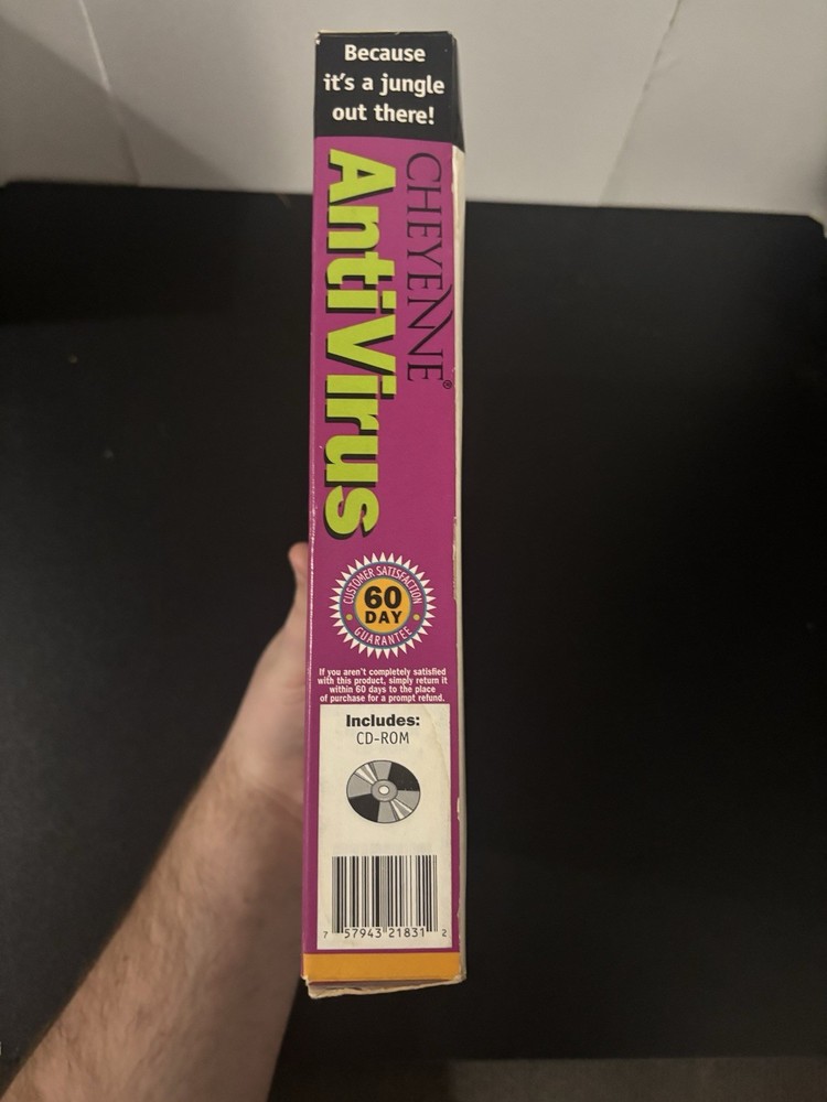 Cheyenne Antivirus For Windows 3.x Or Windows 95 PC CD-ROM 1996