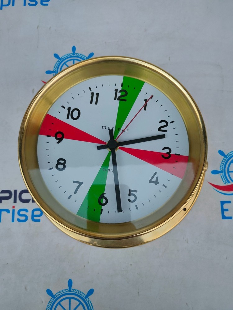 MARINER QUARTZ RADIO ROOM PRECISION BOAT CLOCK