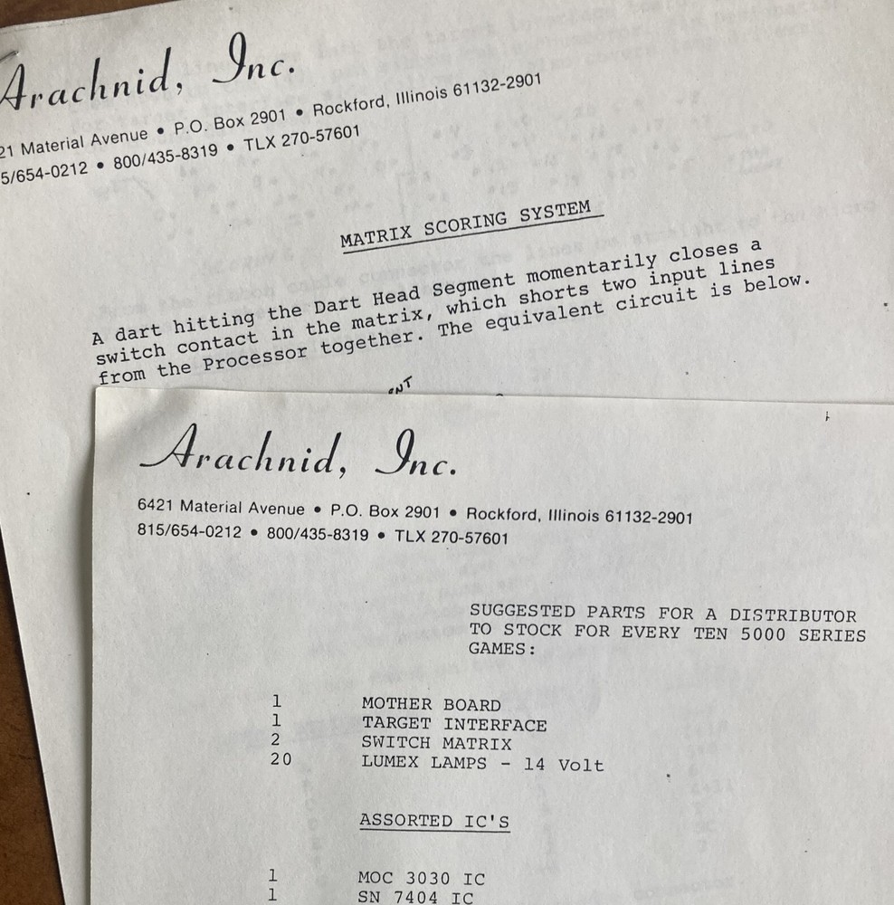 English Mark Darts Service Package