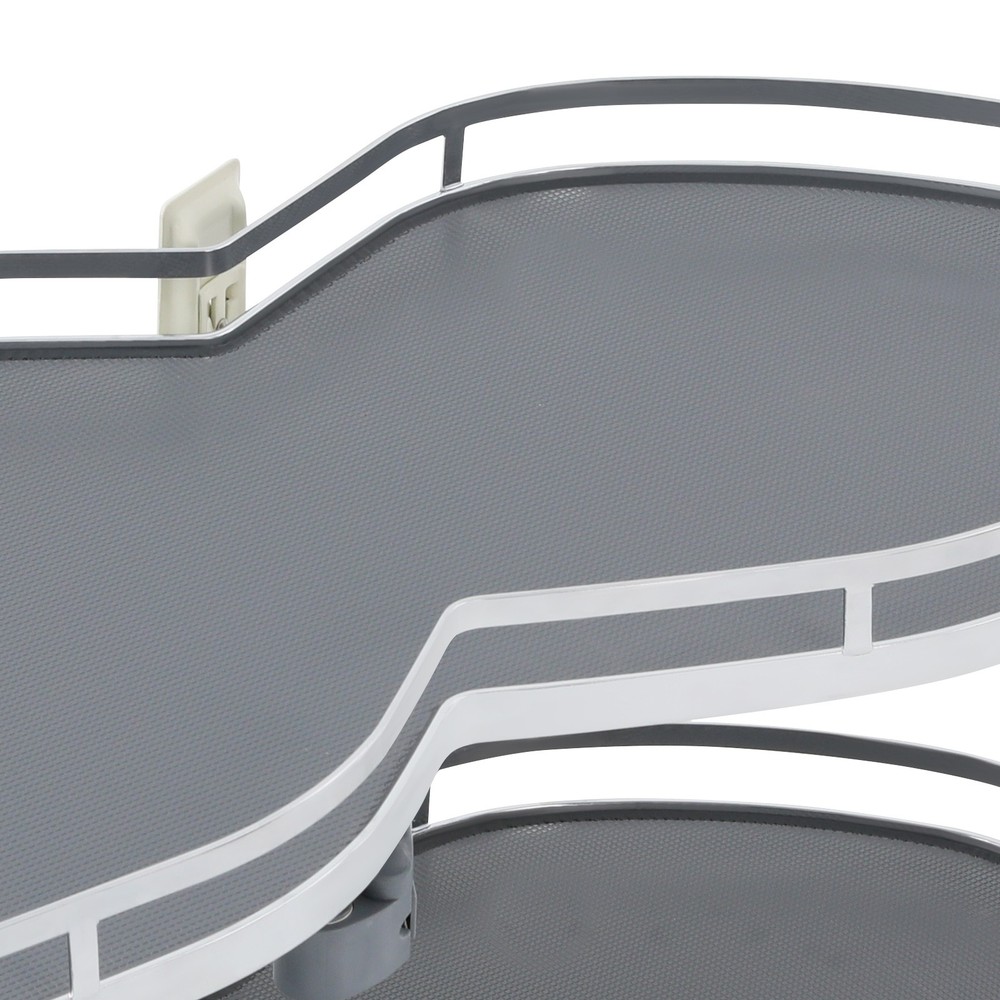 Kitchen Blind Corner Cabinet Pull Out Shelves 2-Tier Left Pull-out Organizer