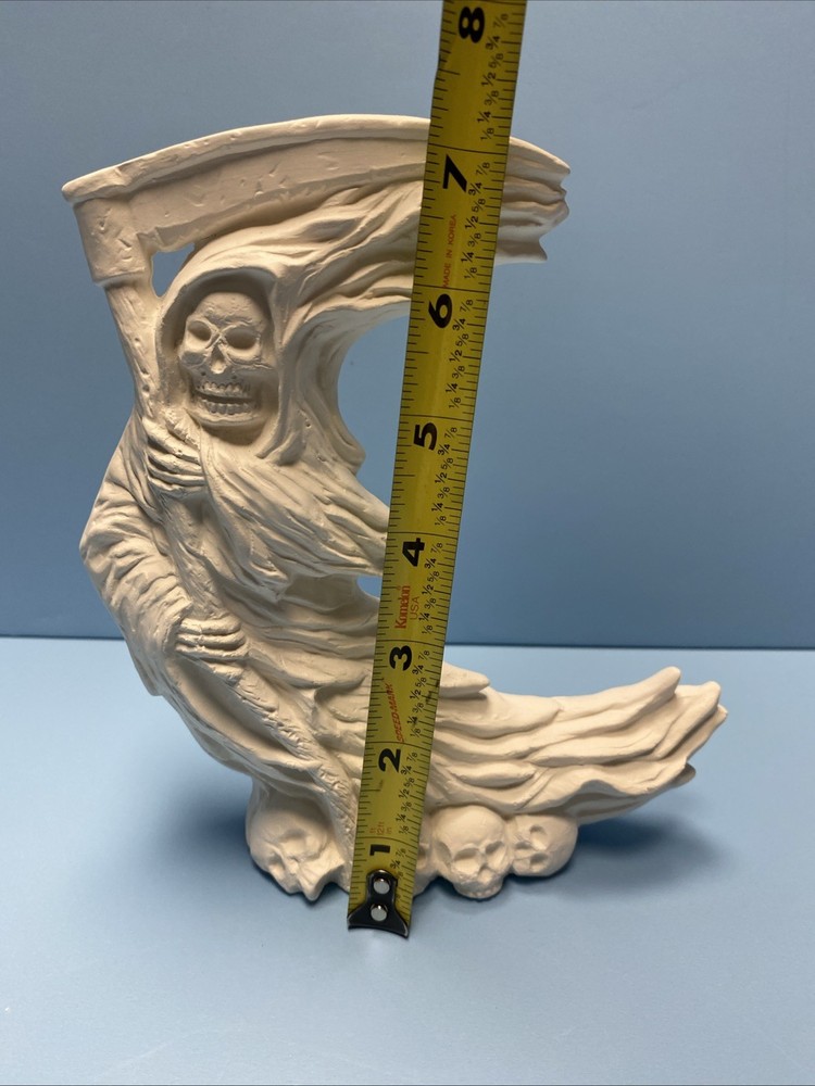 Moon Grim Reaper Ceramic Bisque Ready to Paint