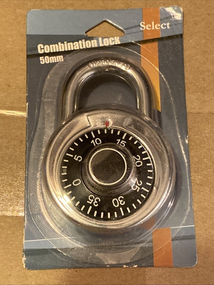 6 Select Combination Locks (50mm) New