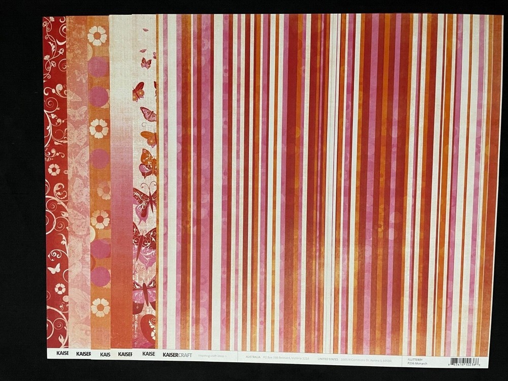 KAISERCRAFT "FLUTTERBY" 12x12 DS HEAVY PAPER