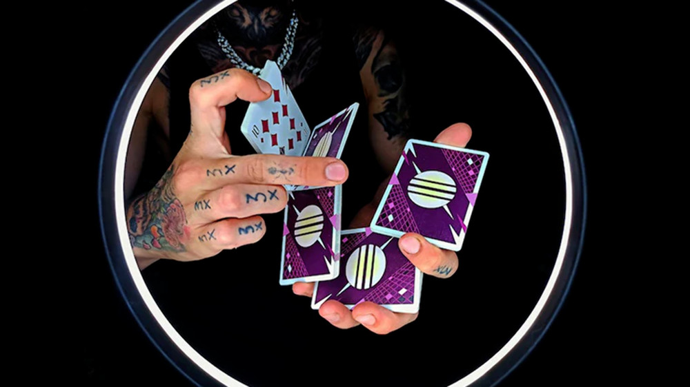 Retro Wave Playing Cards