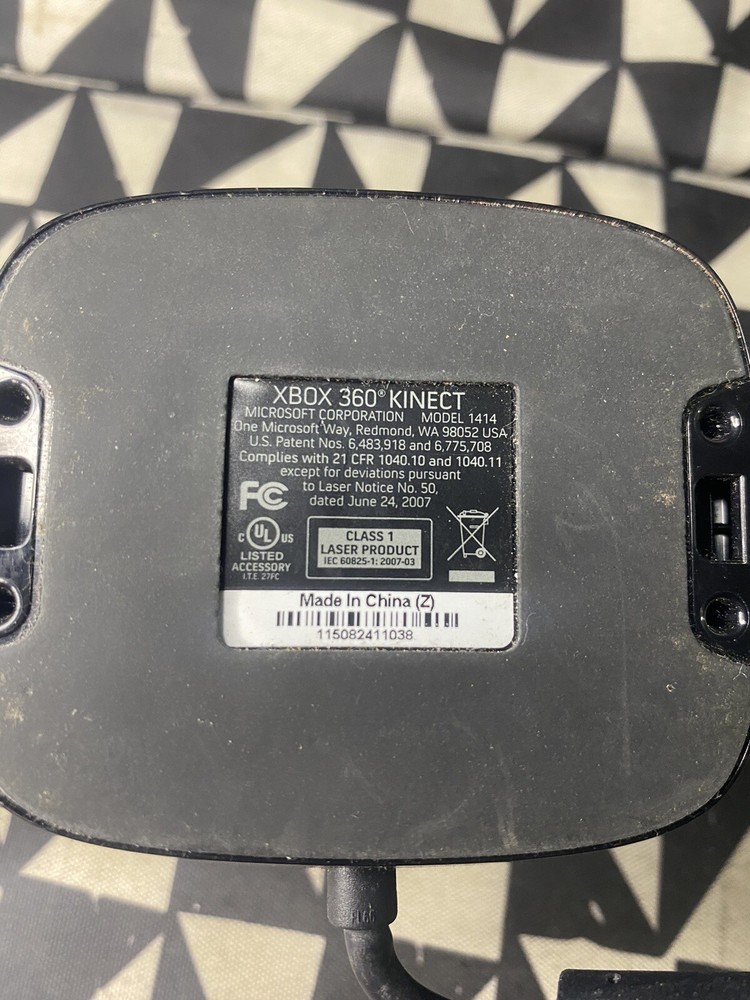 Microsoft Xbox 360 Kinect Motion Sensor Bar Black & Kinect Adventures Bundle