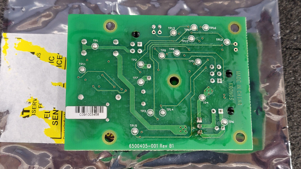 Kronos 6500405-001 Rev B5 Battery Back-up board As Is Untested
