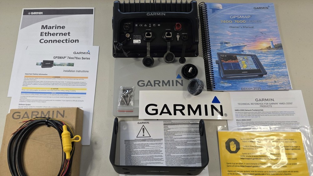 Garmin GPSMAP 7608 8" Marine GPS Chartplotter – Touchscreen – Complete Kit]