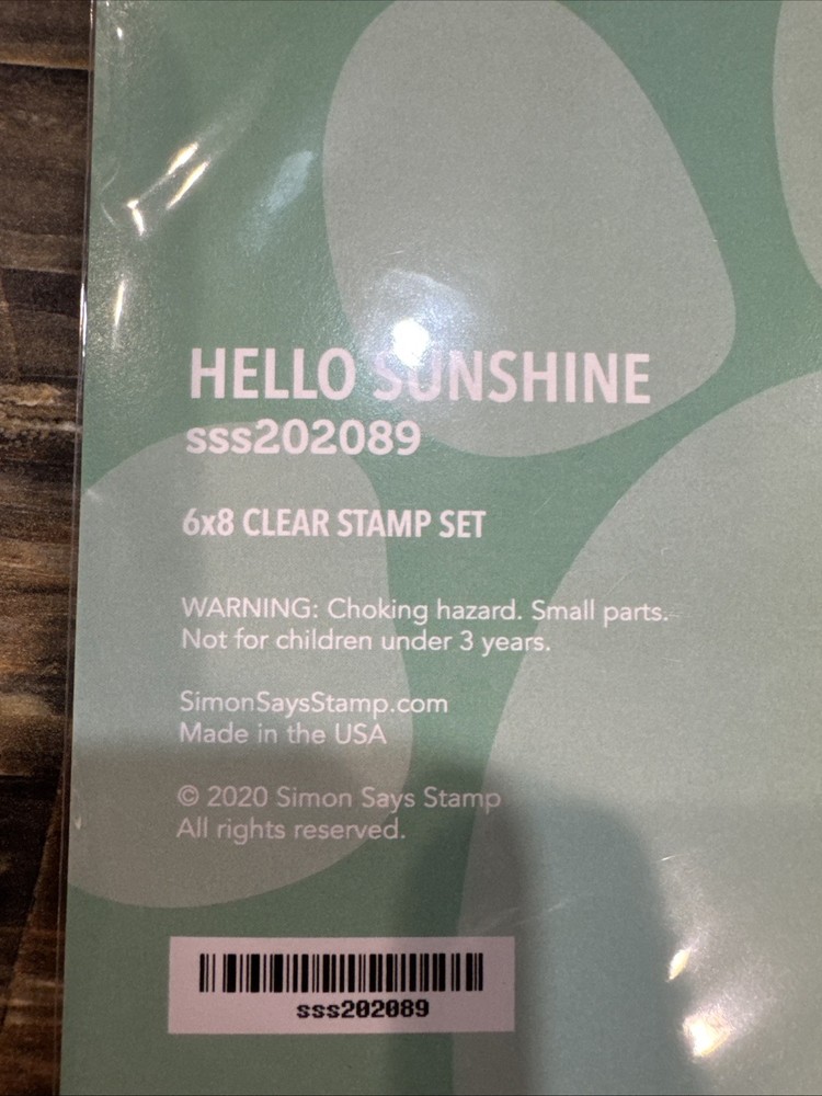 Simon Says Stamps Hello Sunshine