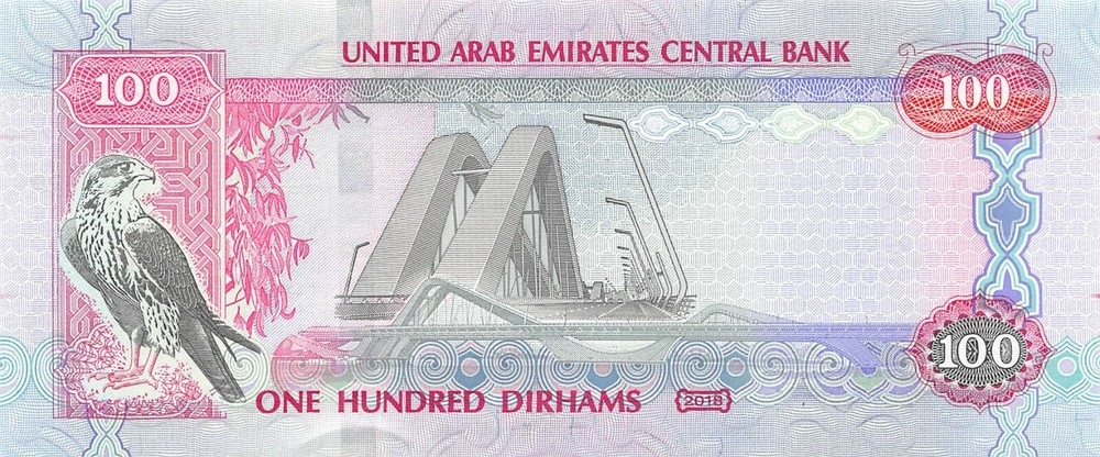 UAE 100 Dirhams 2018 Commemorative Issue Uncirculated Banknote WH2