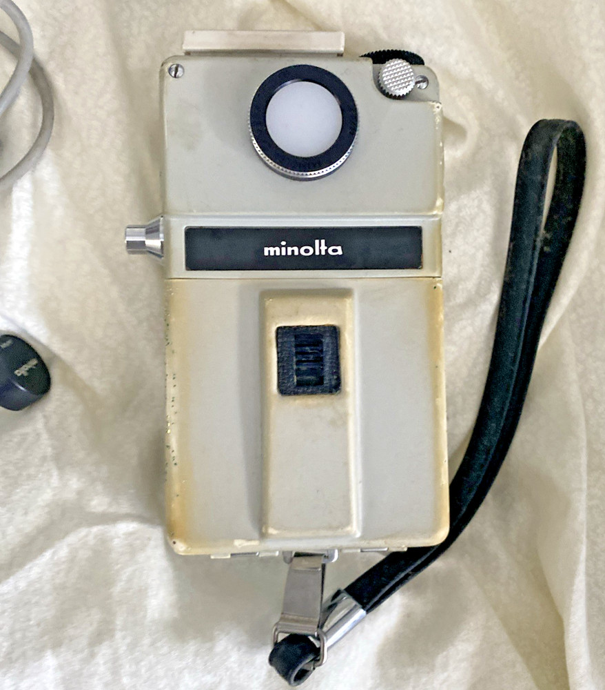 Vintage Minolta Flash Meter Light Meter With Accessories
