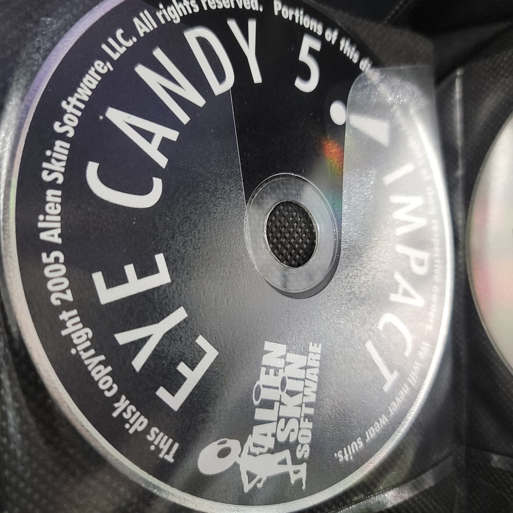 Alien Skin Software Eye Candy 5 4000 Bundle DISCS ONLY