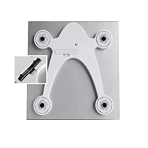 Silver Digital Bathroom Scale For Body Weight Smart Stepon Technology Backlit Lc