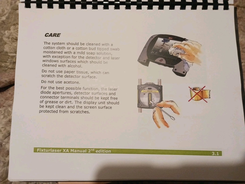 Fixturelaser Xa User Manual