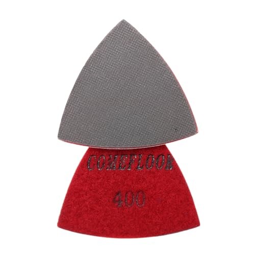 Triangular Diamond Polishing Pads for Corner Edge, Electroplated Sanding 400#