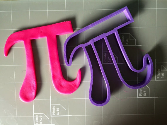 Pi Sign Cookie Cutter - Choose Your Size