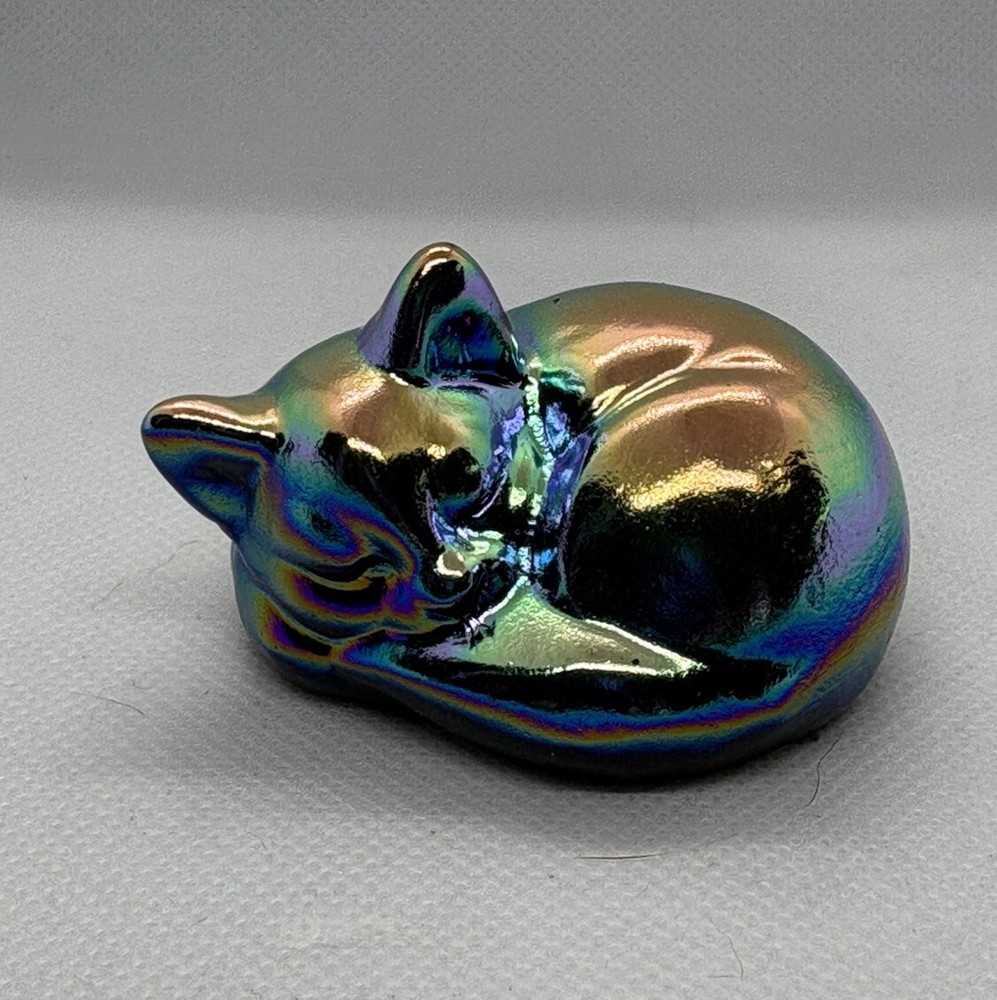 Auro Coated Crystal Sleeping Cat