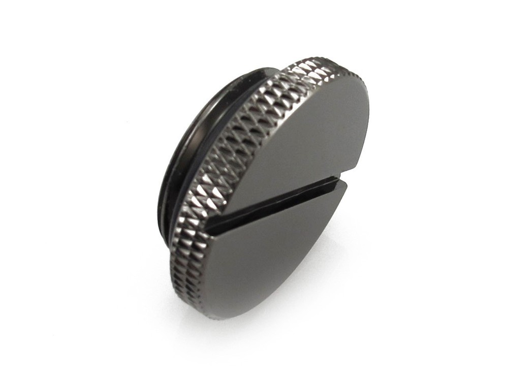 XSPC M20 Threaded Fillcap Plug Fitting (Black Chrome)