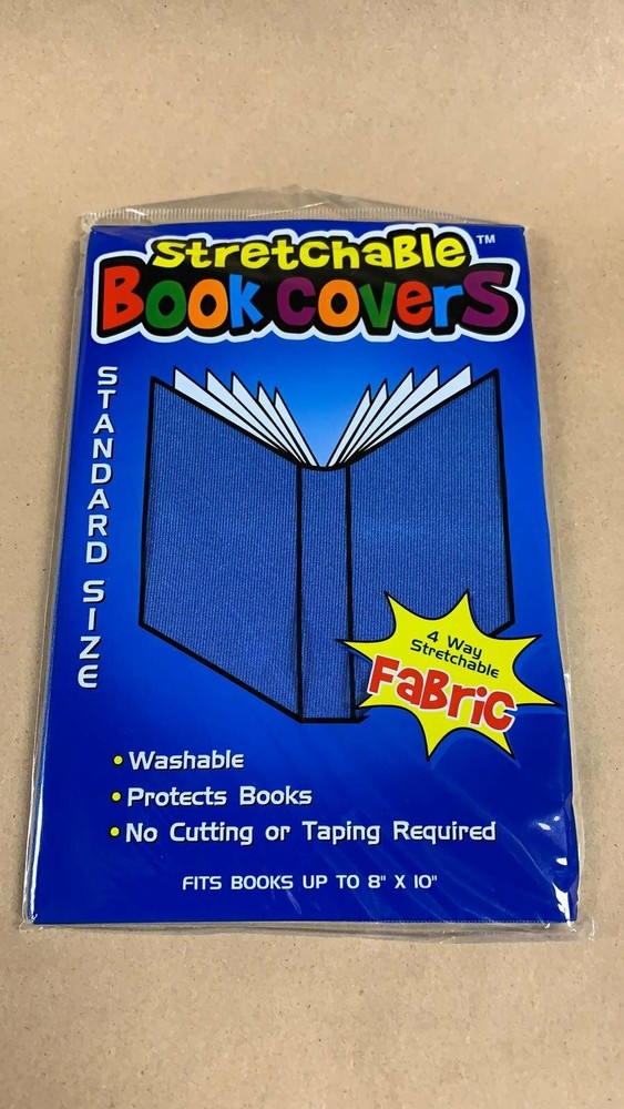 Assorted Colors Stretchable Fabric Book Cover