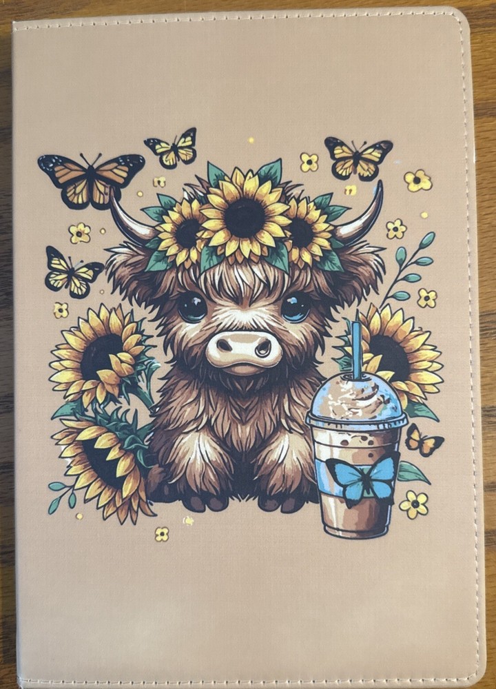 Hand Crafted Cute Cow Journal