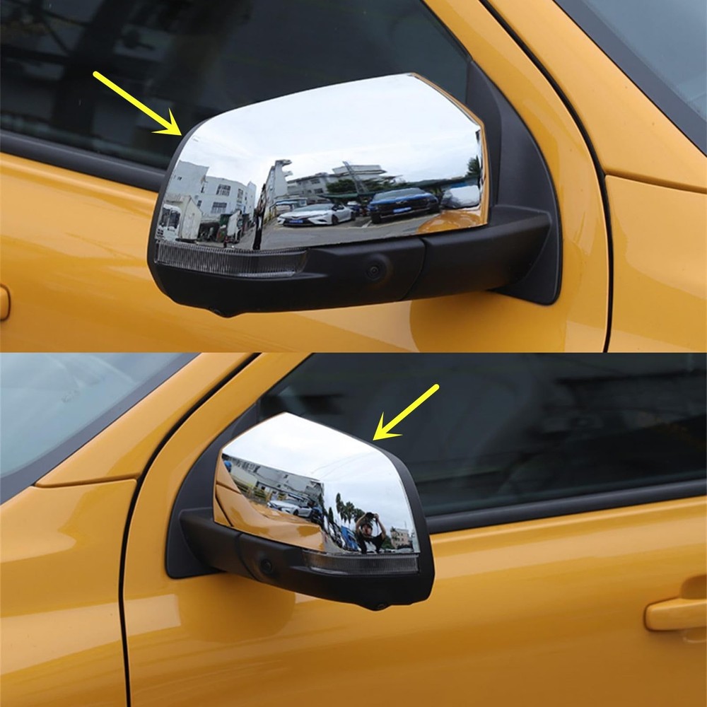 New Door Exterior Rearview Mirror Cover Cap Trim for Ford Ranger 2024 2025 (C...