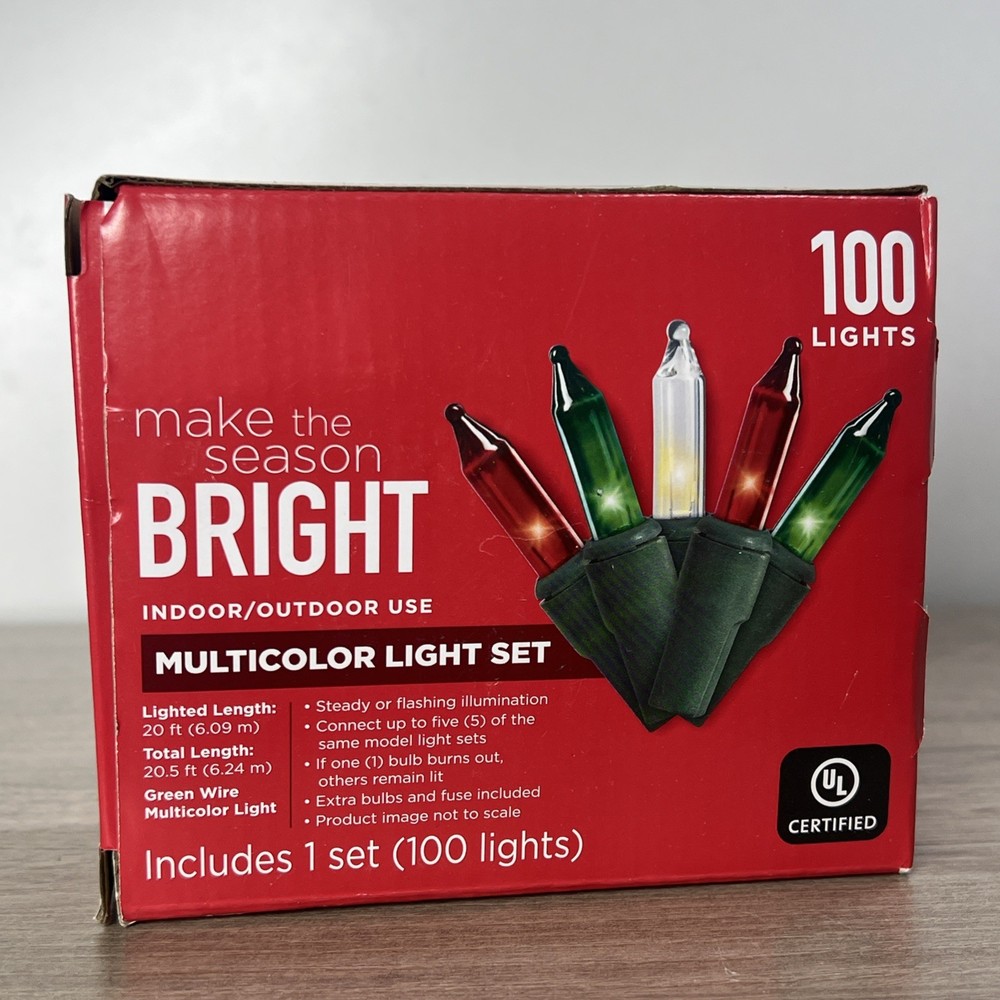 Multicolor Light Set | 20 feet 100 lights