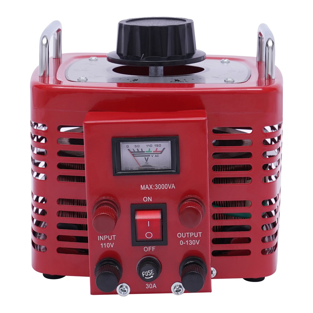 Variac Transformer Variable Voltage AC Regulator Metered 3000W 30Amp 110V