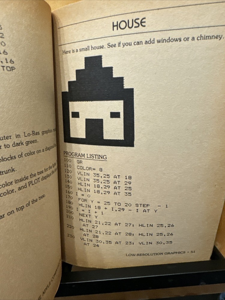 Basic Fun With Graphics The Apple Computer Way Vintage Programs 1983 Avon