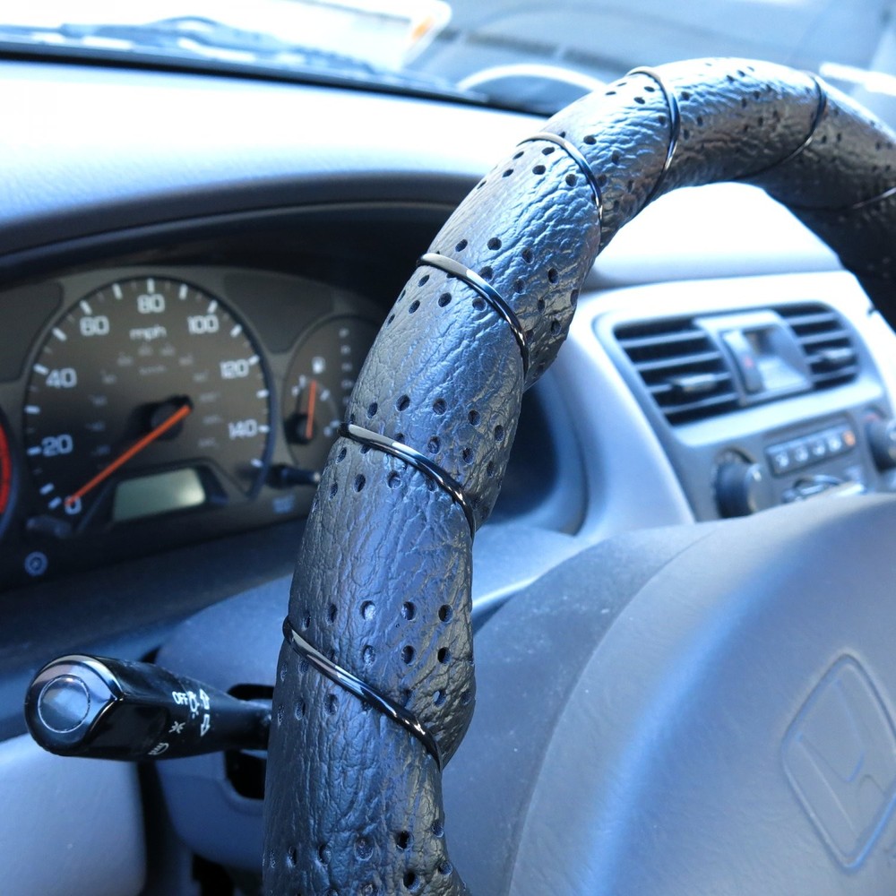 Black Steering Wheel Cover Kit - Medium